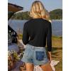 imageGRACE KARIN Cropped Cardigan for Women Tie Front 2025 Summer Lightweight 34 Sleeve Crochet Knit Bolero Shrug SweaterBlack