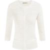 imageGRACE KARIN Womens 34 Sleeve Crochet Cardigan Light Weight Open Front Hollow Out Cropped Cardigan ShrugsWhite