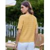 imageGRACE KARIN Womens Short Sleeve Cable Knit Summer Cardigan Sweater Lightweight Button Up Cardigan ShrugsYellow