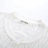 imageGRACE KARIN 2025 Womens Summer Short Sleeve Sweater Cardigan Lightweight Crew Neck Sweater Crochet Knit TopWhite