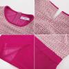 imageGRACE KARIN Women Wear to Work Dress Crew Neck Sleeveless Bodycon Business Pencil DressesRose Red