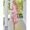 imageGRACE KARIN Womens Summer One Shoulder Sleeveless Dresses Floral Flowy Ruffle High Low Wedding Guest Maxi SundressesFlame Print