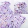 imageGRACE KARIN Womens Summer One Shoulder Sleeveless Dresses Floral Flowy Ruffle High Low Wedding Guest Maxi SundressesPurple Flowers