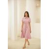 imageGRACE KARIN Womens Linen Dresses Summer Casual Flowy Collar Button Down Dress Front Tie Short Sleeve Pockets Midi Work DressLight Pink