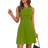 imageGRACE KARIN Womens Cocktail Mini Dresses Sleeveless Casual 2025 Summer Dress Elegant Formal DressesGreen