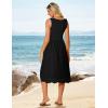 imageGRACE KARIN 2025 Womens Dress Summer Sleeveless Casual Vacation Embroidered Midi Dress with PocketsBlack