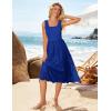 imageGRACE KARIN 2025 Womens Dress Summer Sleeveless Casual Vacation Embroidered Midi Dress with PocketsRoyal Blue