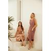 imageGRACE KARIN Women Casual Summer Dress 2025 Business Work Belted Sleeveless Button Down Shirt Midi Dresses with PocketsRust Pink