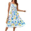 Blue Yellow Floral
