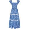 Blue and White Florals