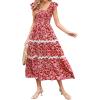Red and White Florals