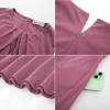 imageGRACE KARIN Women 2025 Work Dress Sleeveless Tie Waist Elegant Party Cocktail A Line Flowy Midi Dress with PocketsPurple Pink