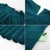 imageGRACE KARIN Women 2025 Work Dress Sleeveless Tie Waist Elegant Party Cocktail A Line Flowy Midi Dress with PocketsTeal
