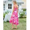 imageGRACE KARIN Womens 2025 Summer Floral Boho Dress Square Neck Strapped Swing A Line Beach Long Maxi Outfits ClothesRose Purple
