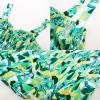 imageGRACE KARIN Womens 2025 Summer Floral Boho Dress Square Neck Strapped Swing A Line Beach Long Maxi Outfits ClothesYellow Green Block