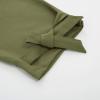imageGRACE KARIN Womens Casual Pants Solid High Waist Self Tie Belted Pencil TrouserArmy Green