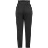 imageGRACE KARIN Womens Casual Pants Solid High Waist Self Tie Belted Pencil TrouserBlack