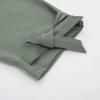 imageGRACE KARIN Womens Casual Pants Solid High Waist Self Tie Belted Pencil TrouserLightgraygreen