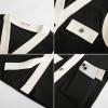 imageGRACE KARIN Womens Summer Sleeveless Midi Dresses Casual Knit V Neck Button Elegant Bodycon Work Dress with PocketsBlack