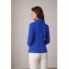 imageGRACE KARIN Womens V Neck Casual Work Tops 34 Sleeve Office Dressy Blouse Asymmetrical Elegant ShirtsRoyal Blue