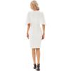 imageGRACE KARIN Women 34 Ruffle Sleeve Slim Fit Business Pencil Dress