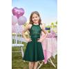 imageGRACE KARIN Girls Sequin Party Dress Holiday Birthday Dance Formal Halter HollowOut Waist Trendy Prom Dress Size 614YGreen