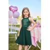 imageGRACE KARIN Girls Sequin Party Dress Holiday Birthday Dance Formal Halter HollowOut Waist Trendy Prom Dress Size 614YGreen