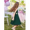imageGRACE KARIN Girls Sequin Party Dress Holiday Birthday Dance Formal Halter HollowOut Waist Trendy Prom Dress Size 614YGreen