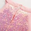imageGRACE KARIN Girls Sequin Party Dress Holiday Birthday Dance Formal Halter HollowOut Waist Trendy Prom Dress Size 614YPink