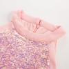 imageGRACE KARIN Girls Sequin Party Dress Holiday Birthday Dance Formal Halter HollowOut Waist Trendy Prom Dress Size 614YPink