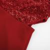 imageGRACE KARIN Girls Sequin Party Dress Holiday Birthday Dance Formal Halter HollowOut Waist Trendy Prom Dress Size 614YRed