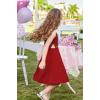 imageGRACE KARIN Girls Sequin Party Dress Holiday Birthday Dance Formal Halter HollowOut Waist Trendy Prom Dress Size 614YRed