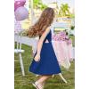 imageGRACE KARIN Girls Sequin Party Dress Holiday Birthday Dance Formal Halter HollowOut Waist Trendy Prom Dress Size 614YRoyal Blue
