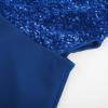 imageGRACE KARIN Girls Sequin Party Dress Holiday Birthday Dance Formal Halter HollowOut Waist Trendy Prom Dress Size 614YRoyal Blue