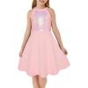 imageGRACE KARIN Girls Sequin Party Dress Holiday Birthday Dance Formal Halter HollowOut Waist Trendy Prom Dress Size 614YPink