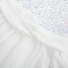 imageGRACE KARIN Girls Sequin Chiffon Dress Party Birthday Prom Formal Fancy Midi Dress 512 YearsColorful White
