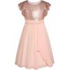 imageGRACE KARIN Girls Sequin Chiffon Dress Party Birthday Prom Formal Fancy Midi Dress 512 YearsRose Gold