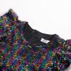 imageGRACE KARIN Girls Sequin Chiffon Dress Party Birthday Prom Formal Fancy Midi Dress 512 YearsSymphony Black