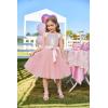 imageGRACE KARIN Girls Sequin Dress Christmas Party Dance Formal Birthday Fancy Sparkly Halter Chiffon Dresses Size 514Fantasy Pink