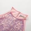 imageGRACE KARIN Girls Sequin Dress Christmas Party Dance Formal Birthday Fancy Sparkly Halter Chiffon Dresses Size 514Fantasy Pink