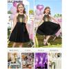 imageGRACE KARIN Girls Sequin Dress Christmas Party Dance Formal Birthday Fancy Sparkly Halter Chiffon Dresses Size 514Goldblack
