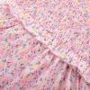 imageGRACE KARIN Girls Smock Floral Dress Puffy Short Sleeve Aline Spring Summer Holiday Birthday Formal Midi Dresses 512YLittle Pink Flower
