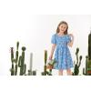 imageGRACE KARIN Girls Smock Floral Dress Puffy Short Sleeve Aline Spring Summer Holiday Birthday Formal Midi Dresses 512YWhite Flower