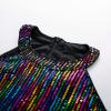 imageGRACE KARIN Girls Sequin Dress Formal Party Elegant Fancy Girls Maxi Long Dress for 514YBlack Multicolor