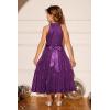 imageGRACE KARIN Girls Sequin Dress Formal Party Elegant Fancy Girls Maxi Long Dress for 514YDark Purple