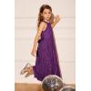 imageGRACE KARIN Girls Sequin Dress Formal Party Elegant Fancy Girls Maxi Long Dress for 514YDark Purple