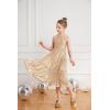 imageGRACE KARIN Girls Sequin Dress Formal Party Elegant Fancy Girls Maxi Long Dress for 514YGold