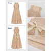 imageGRACE KARIN Girls Sequin Dress Formal Party Elegant Fancy Girls Maxi Long Dress for 514YGold