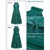imageGRACE KARIN Girls Sequin Dress Formal Party Elegant Fancy Girls Maxi Long Dress for 514YGreen