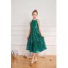 imageGRACE KARIN Girls Sequin Dress Formal Party Elegant Fancy Girls Maxi Long Dress for 514YGreen